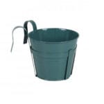 MACETA GARDEN METAL AZUL 20X20