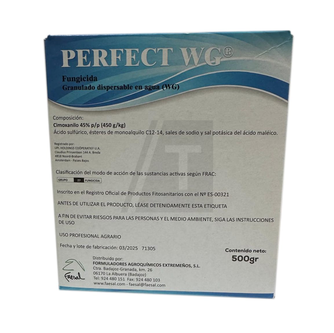 Perfect WG 500 PERFECT WG 500 GRS - Imagen 1