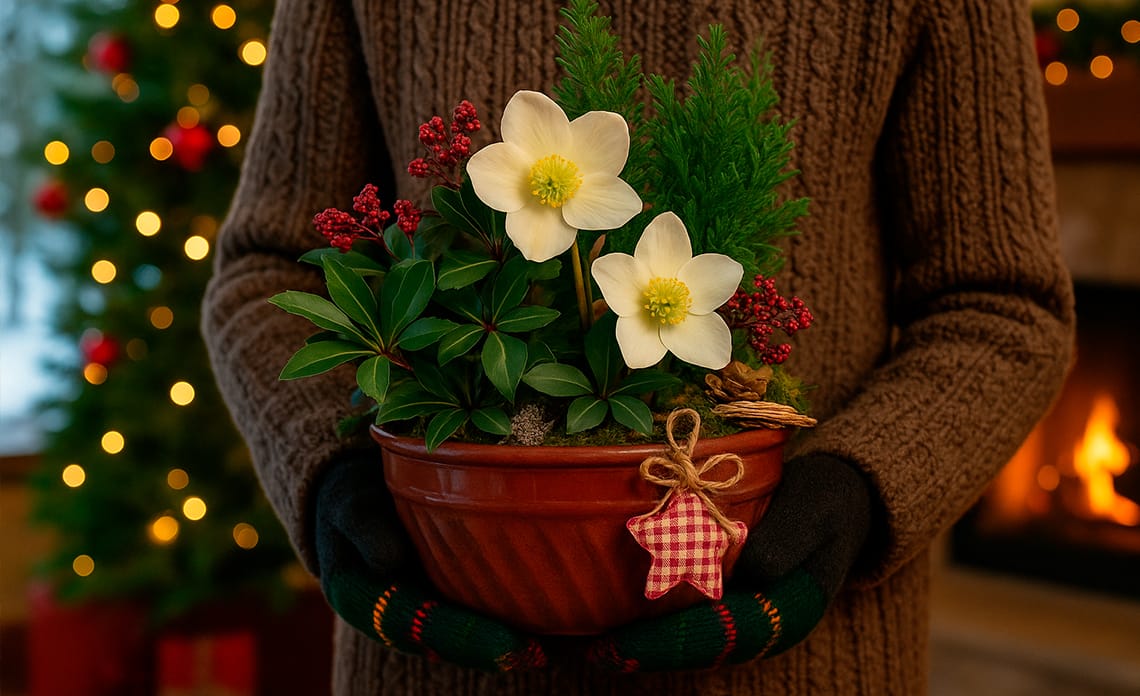 rosa de navidad