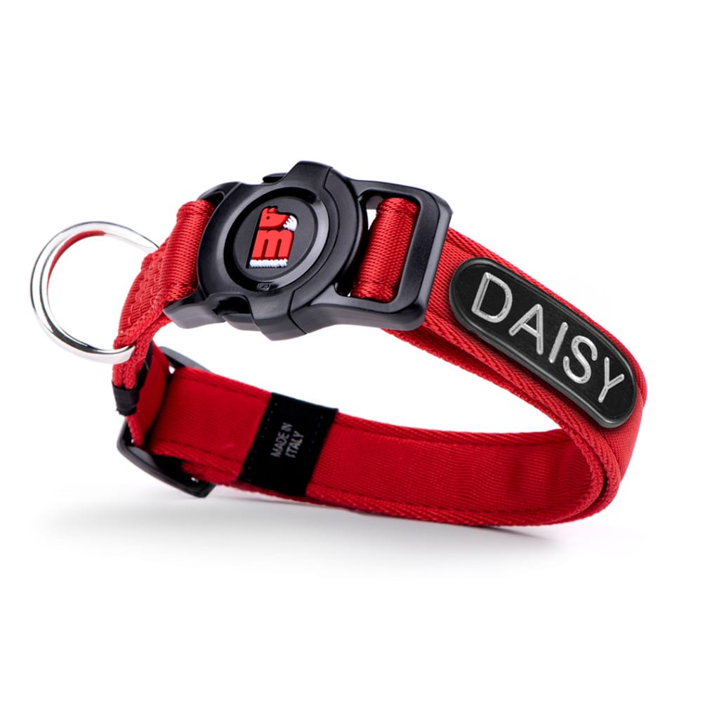 collar-memopet-id-personalizable-rojo COLLAR MEMOPET ID ROJO T-M - Imagen 1