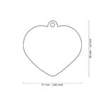 CHAPA CORAZON L ROJO - Imagen 4