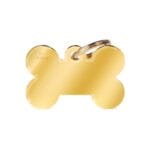 CHAPA HUESO GR. BRONCE DORADO