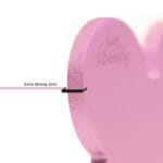 CHAPA HUESO XL ROSA ALUMINIO - Imagen 2