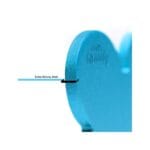 CHAPA HUESO XL AZUL CLARO - Imagen 3